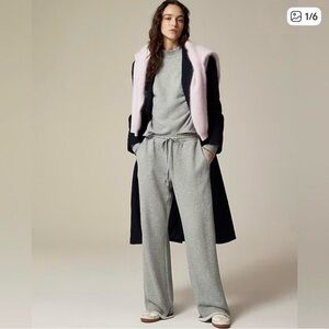 J. Crew Gray Heritage Terry SET